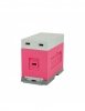6-frame hive - Dadant - painted (pink - gray)